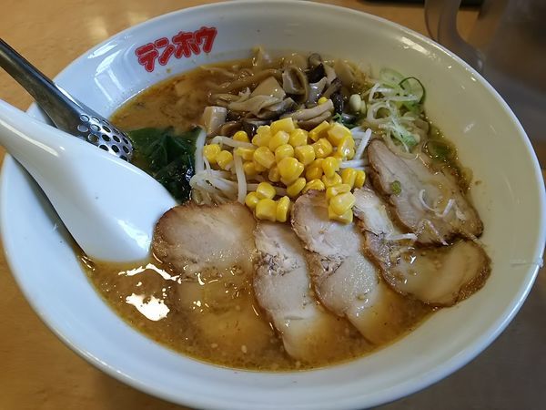 「【限定】きのこチャーシュー味噌　（麺大盛り）　※３００円㋗」@テンホウ 松本渚店の写真