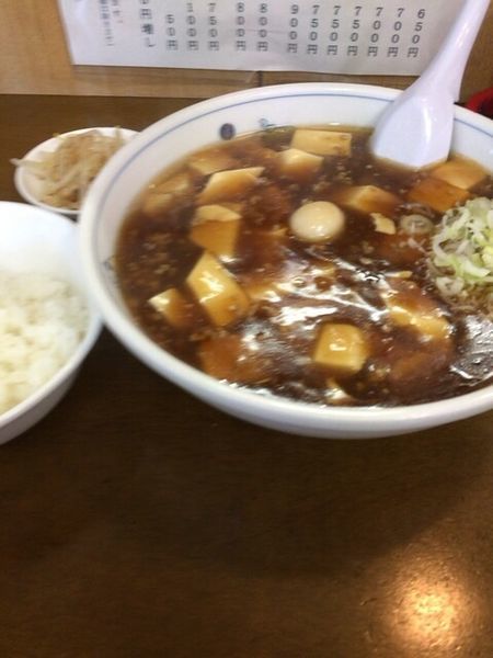 「トーフラーメン＋ライス」@トーフラーメン幸楊の写真
