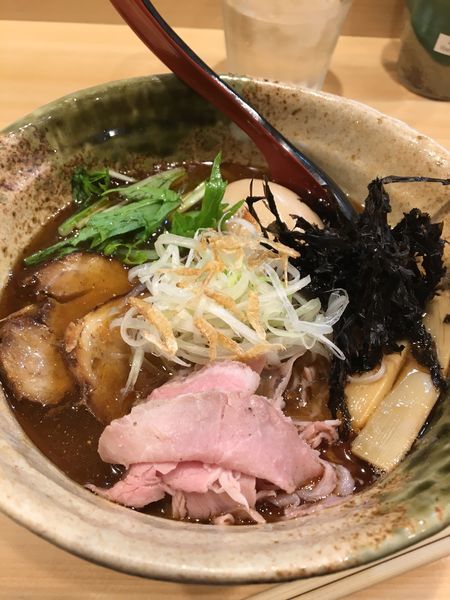 「得製焼きアゴ塩ラーメン」@焼きあご塩らー麺 たかはし 銀座店の写真