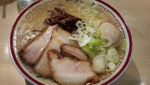 「中華そば大盛り+味玉」@田中そば店 新橋店の写真