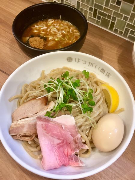 「特製つけそば 中盛迄同価格 ￥960」@はつがい商店の写真