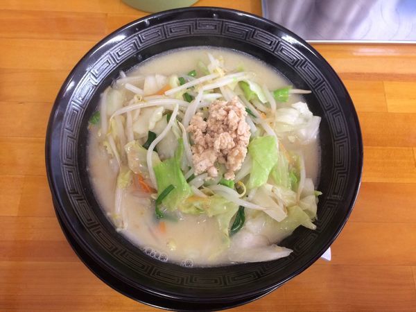 「鶏白湯タンメン」@麺屋ゆらの写真