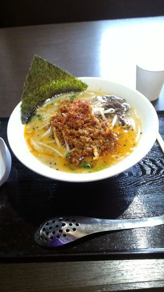 「辛っ風ラーメン」@道の駅 田園プラザかわばの写真
