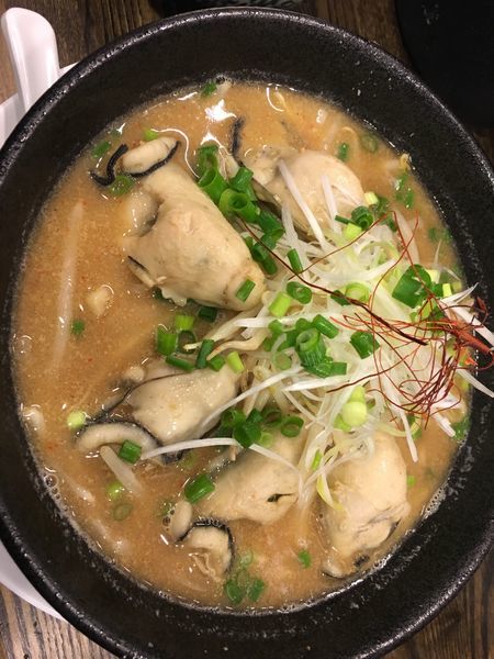 「牡蠣味噌そば」@あら焼鶏白湯 カシムラの写真