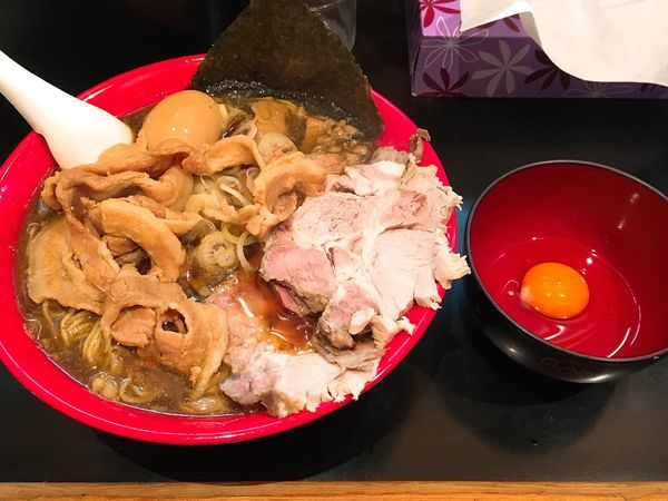 「純正(ヒロポン) 悪魔 大盛 + ツケダマ」@一条流がんこ総本家分家四谷荒木町の写真