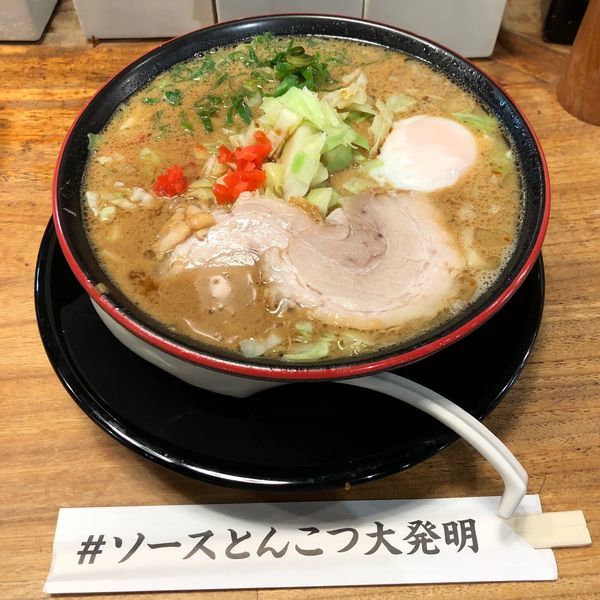 「ソースとんこつ」@博多一風堂 明大前店の写真