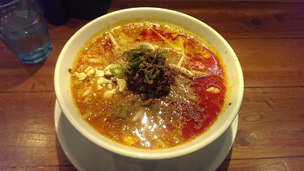 「正宗式担々麺、大盛、レベル4」@成都正宗担々麺 つじ田の写真
