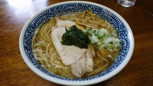 「煮干し拉麺800+生のり50円」@良温(Ra-on)の写真