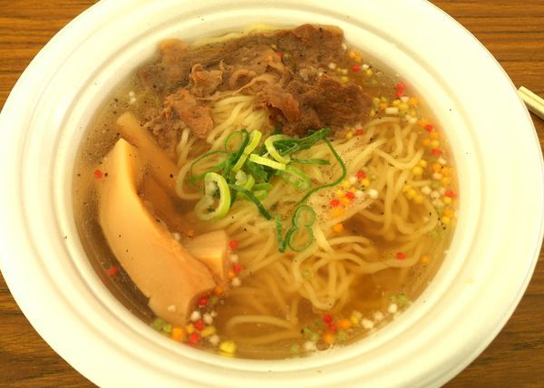 「【群馬上州牛実行委員会】上州牛特選塩そば」@東京ラーメンショー 2017の写真