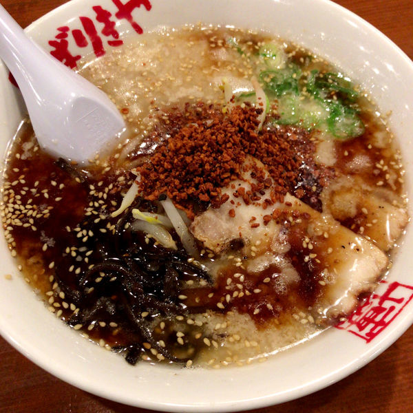 「黒こてめん（バリやわ）720円　背脂50円」@ばりきや 太田店の写真