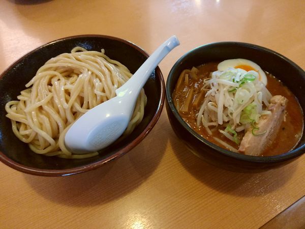 「味噌つけ麺(中盛・250g)850円」@常勝軒 本庄店の写真