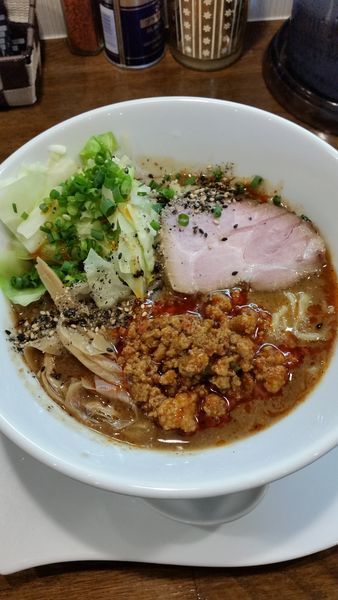 「【限定】辛濃厚魚介豚骨880円」@麺.SUZUKiの写真