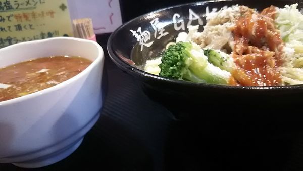 「チーズ鶏トマトつけ麺 大盛り」@麺屋GAKUの写真