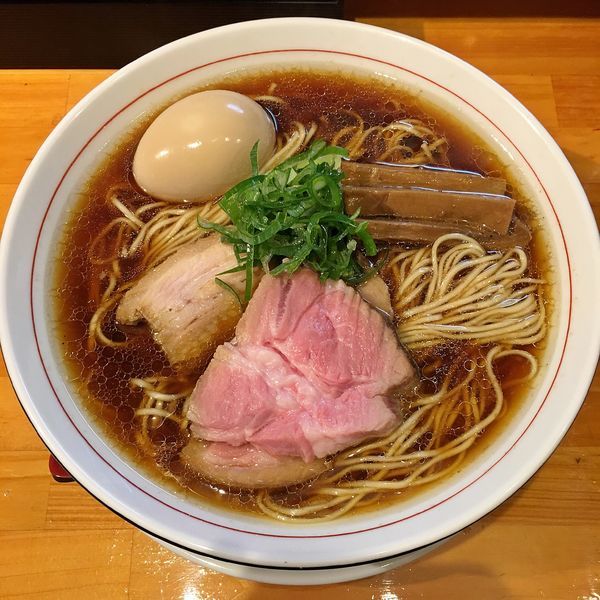 「味玉醤油（大盛）￥９５０」@麺庵ちとせの写真