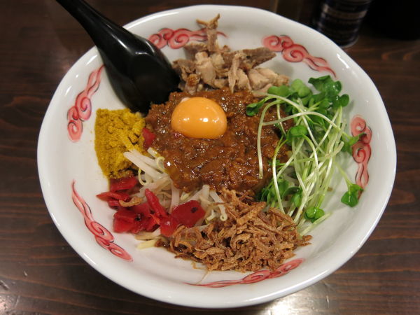 「カレー和えそば(期間限定)：800円」@室壱羅麺の写真