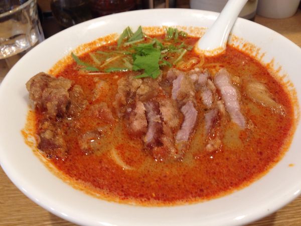 「排骨担々麺」@麺食堂 一柳の写真