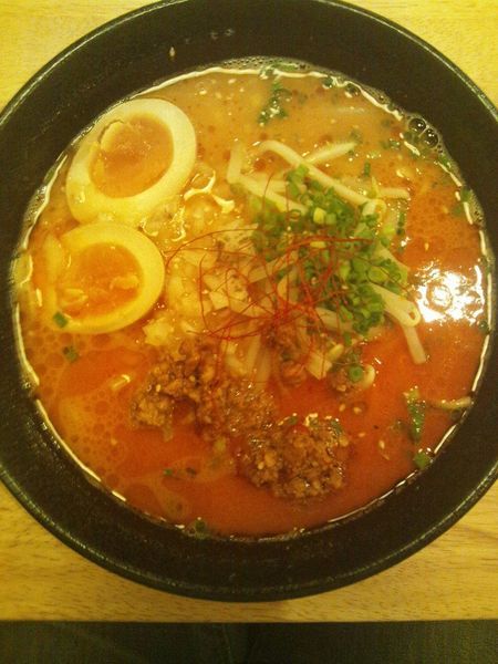 「鶏担々麵（味玉トッピング）」@御器所鶏白湯 鶏神の写真