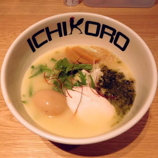 「純鶏あおさそば（890円）」@鶏そば十番 156 ICHIKORO トリエ京王調布店の写真