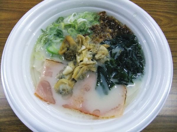 「【らーめん砦】佐世保貝白湯ラーメン（850円）」@東京ラーメンショー 2017の写真
