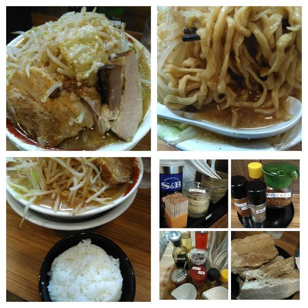 「○そば大盛り（400g,野菜）ラーパス５００円＋ライス」@麺家ひまりの写真