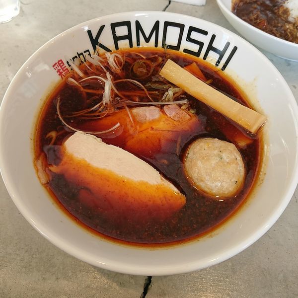「辛醤油  @800円(限定)」@鶏 soba KAMOSHIの写真