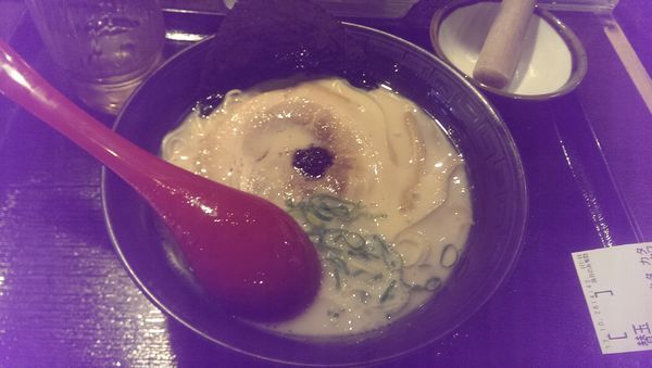 「豚骨ラーメン、替玉」@だるまのめ 狛江店の写真