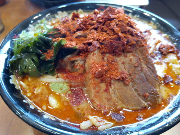 「匠味辛味噌らぁめん中辛」@味噌の匠味 三郷店の写真