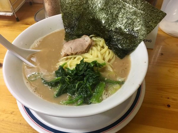 「ラーメン 並(超薄め、脂無し)」@横浜家系ラーメン 武蔵境つばさ家の写真
