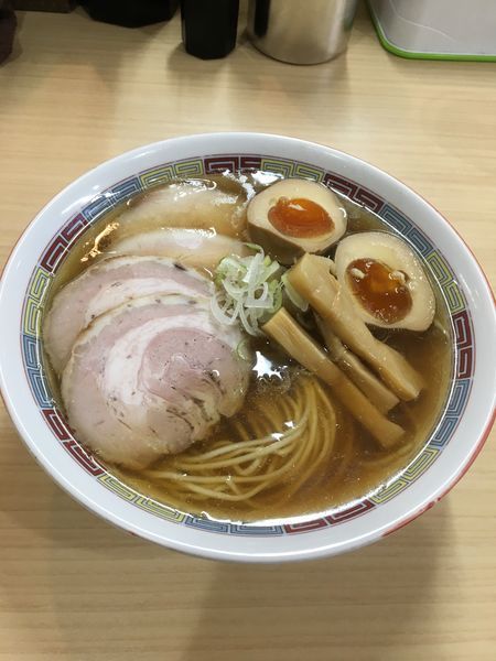 「特性煮干しラーメン」@煮干鰮らーめん 圓 名古屋大須店の写真