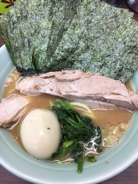 「のり玉ちゃーしゅー麺」@横浜家系らーめん 武蔵家 川口店の写真