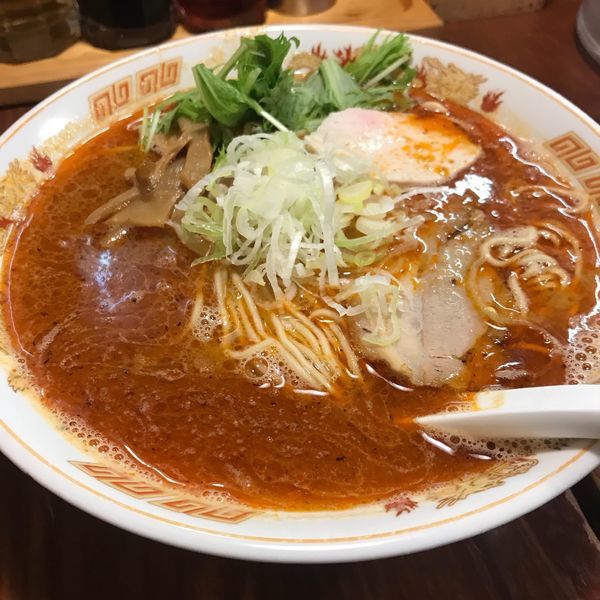 「辛中華そば 醤油」@つけ麺 結心の写真