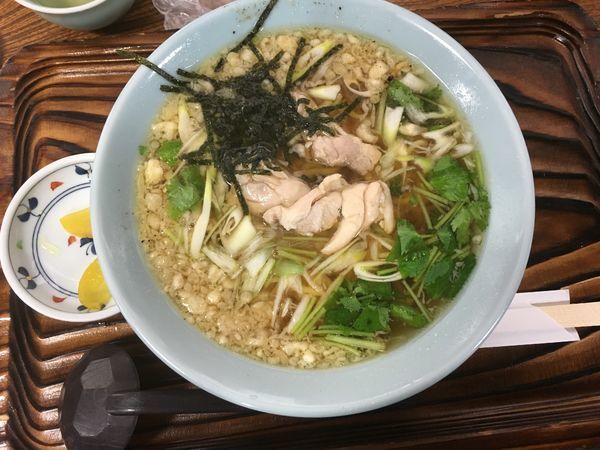 「元祖鳥中華（700¥）」@手打ち 水車生そばの写真