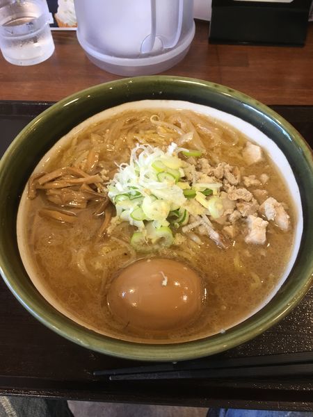「味噌ラーメン＋煮玉子」@ラーメン郷の写真