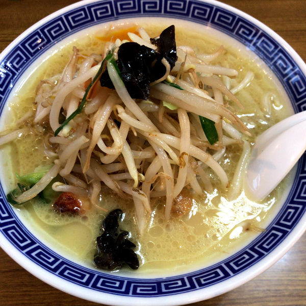 「タンメン鶏白湯　500円」@うまい唐揚げらーめん かぐわし イオンモール太田東店の写真