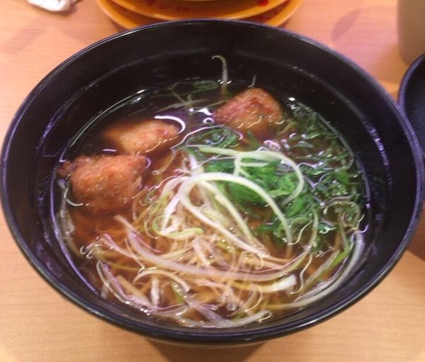 「コク旨まぐろ醤油ラーメン」@スシロー 千葉みなと店の写真