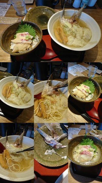 「１日3～4食限定『真鯛の潮(うしお)特上セット(￥1280)」@麺や Co粋の写真