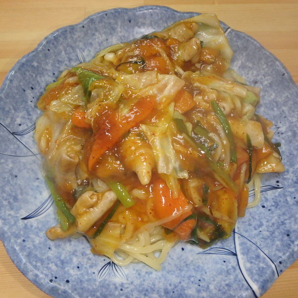 「ホルモン冷やし (750円)」@ホルモンラーメン 玄海の写真