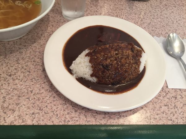 「支那そばとカレー」@武田流 古式カレーライス 支那そば インディアン 蒲田西口店の写真