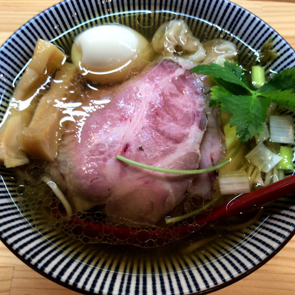 「(松)特級中華そば（白醤油）900円」@自家製麺 くろ松の写真