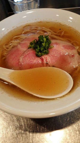 「帆立煮干そば　限定」@さんじの写真