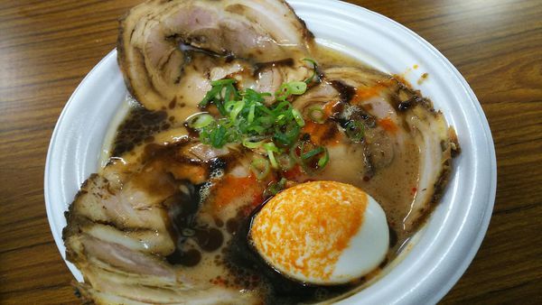 「なんつッ亭×蒙古タンメン中本最強とんからマーラー味噌ラーメン」@東京ラーメンショー 2017の写真