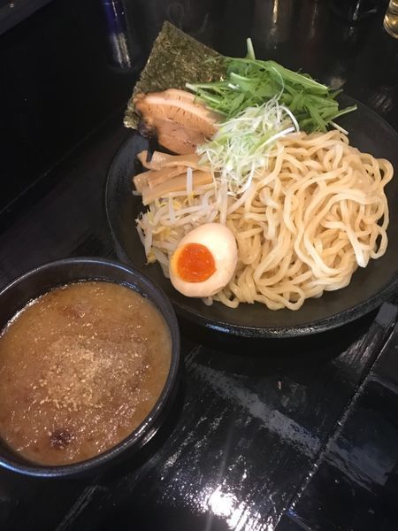 「極太塩つけ麺」@東京とんこつ。の写真