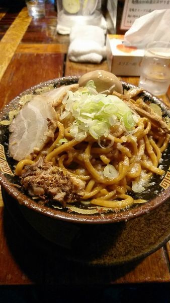 「爆盛油脂麺 880円」@らーめん 平太周 味庵の写真