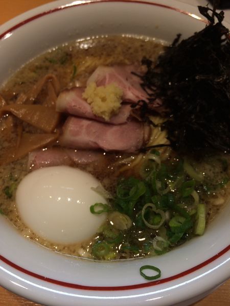 「背脂生姜醤油ラーメン」@生姜醤油専門 我武者羅 幡ヶ谷本店の写真