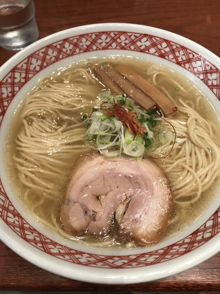 「白だしそば、大盛り」@支那そば しんばの写真