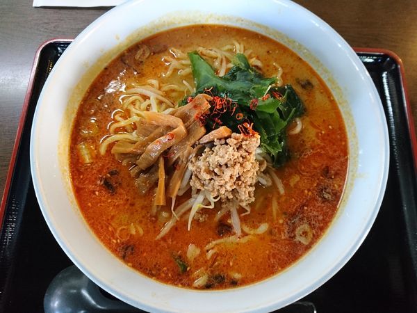 「激辛味噌らーめん＋大盛り」@めの娘 三俣店の写真