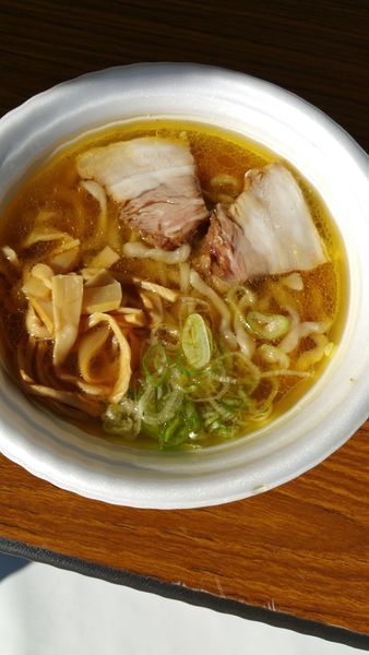 「秋田比内地鶏極太中華そば」@東京ラーメンショー 2017の写真