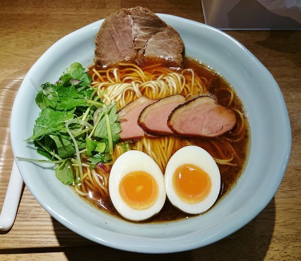 「にほんいち醤油そば(大盛)  870円」@Ramen&Bistro ushio ueno eastの写真