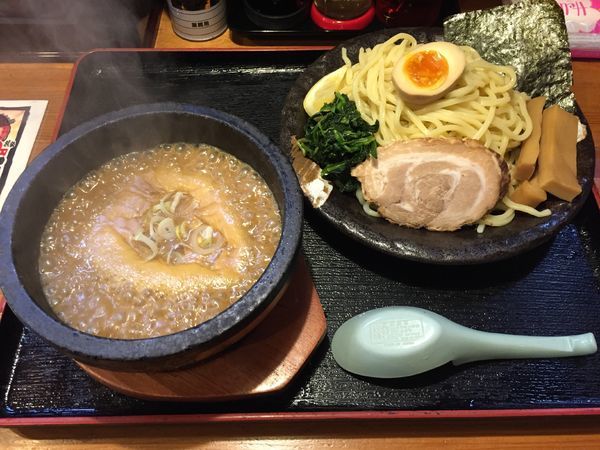 「濃厚豚骨伊勢海老つけ麺(大盛)」@竹本商店★つけ麺開拓舎の写真