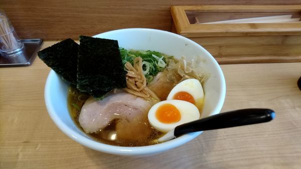 「海薫るそば 味卵」@麺屋Mの写真